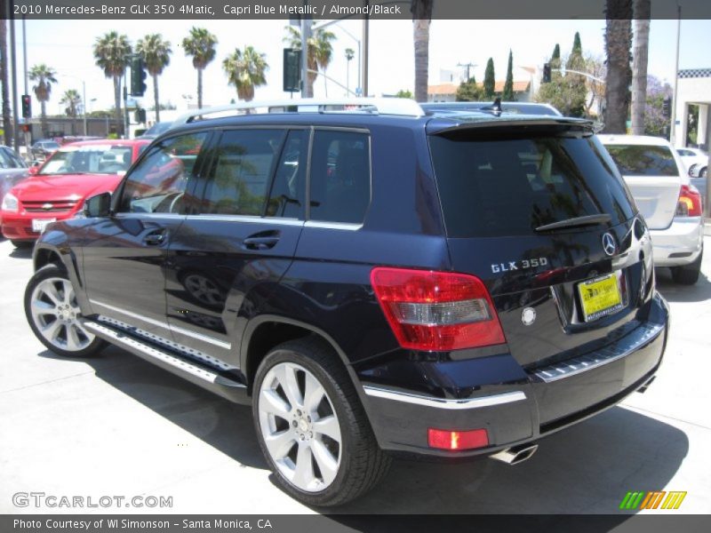 Capri Blue Metallic / Almond/Black 2010 Mercedes-Benz GLK 350 4Matic