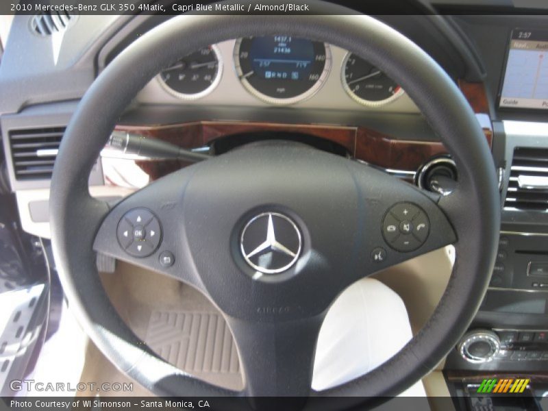Capri Blue Metallic / Almond/Black 2010 Mercedes-Benz GLK 350 4Matic