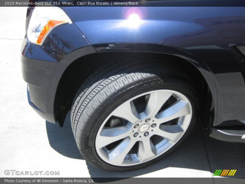 Capri Blue Metallic / Almond/Black 2010 Mercedes-Benz GLK 350 4Matic