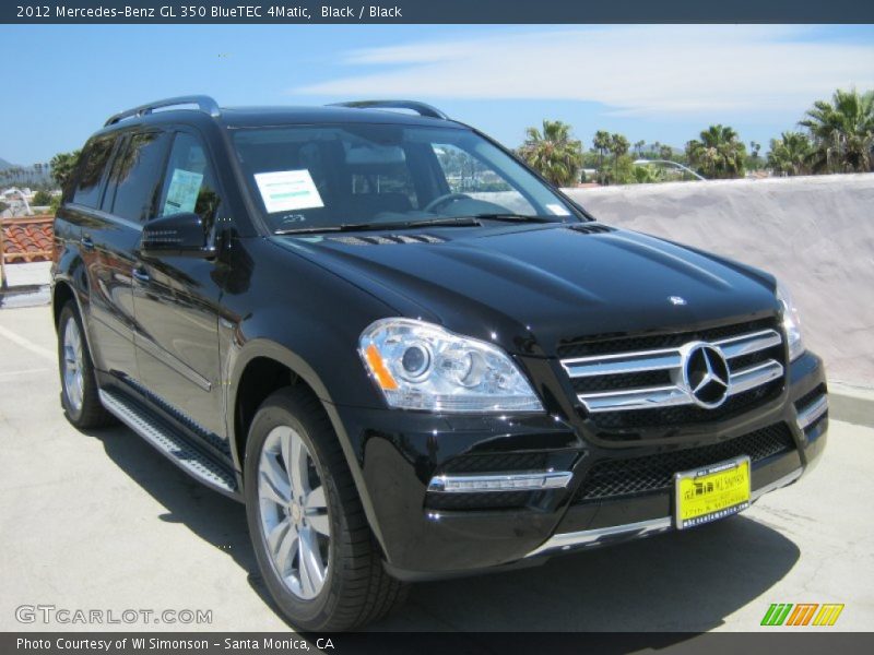 Black / Black 2012 Mercedes-Benz GL 350 BlueTEC 4Matic