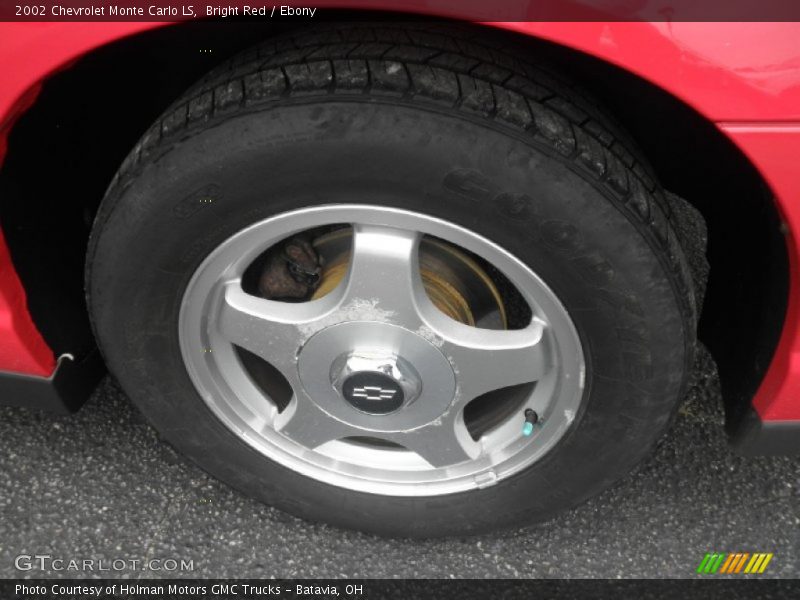Bright Red / Ebony 2002 Chevrolet Monte Carlo LS