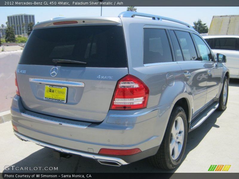 Paladium Silver Metallic / Ash 2012 Mercedes-Benz GL 450 4Matic