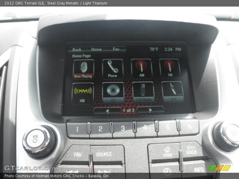 Steel Gray Metallic / Light Titanium 2012 GMC Terrain SLE