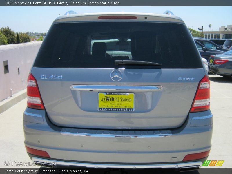 Paladium Silver Metallic / Ash 2012 Mercedes-Benz GL 450 4Matic