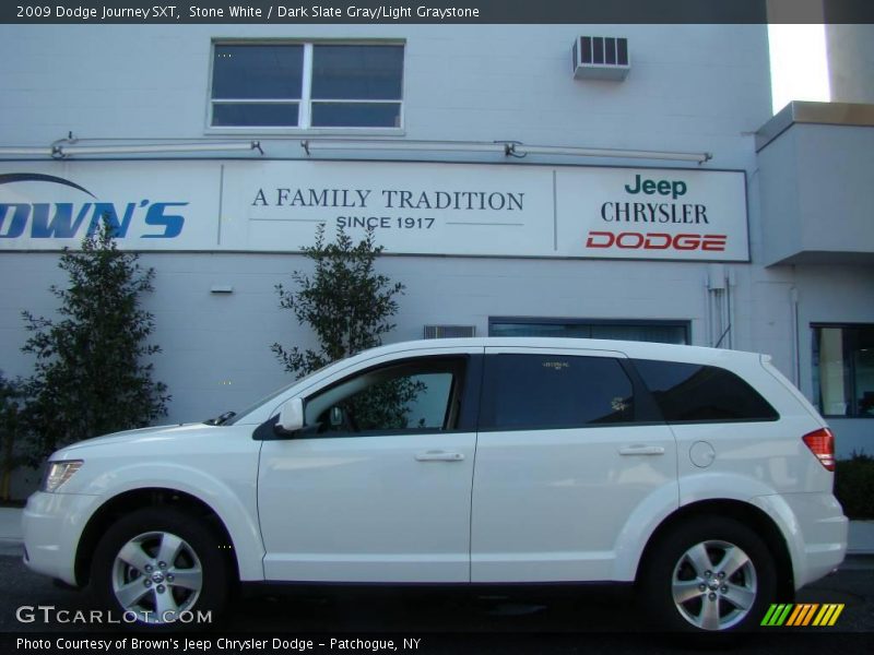 Stone White / Dark Slate Gray/Light Graystone 2009 Dodge Journey SXT