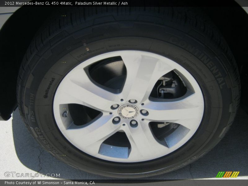 Paladium Silver Metallic / Ash 2012 Mercedes-Benz GL 450 4Matic