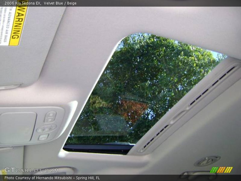 Velvet Blue / Beige 2006 Kia Sedona EX
