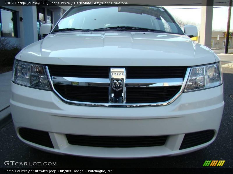 Stone White / Dark Slate Gray/Light Graystone 2009 Dodge Journey SXT