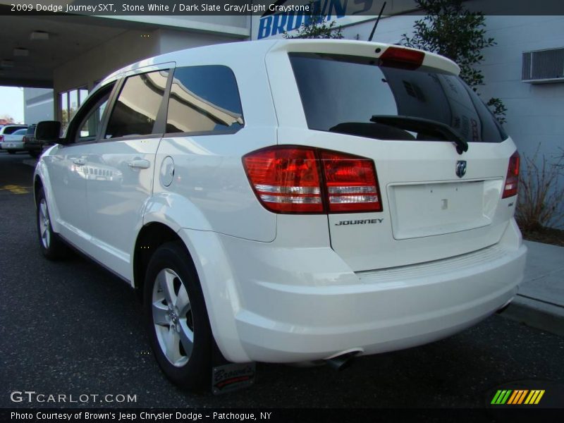 Stone White / Dark Slate Gray/Light Graystone 2009 Dodge Journey SXT