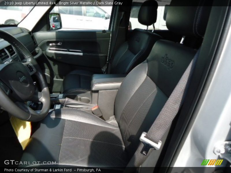 Bright Silver Metallic / Dark Slate Gray 2010 Jeep Liberty Limited 4x4