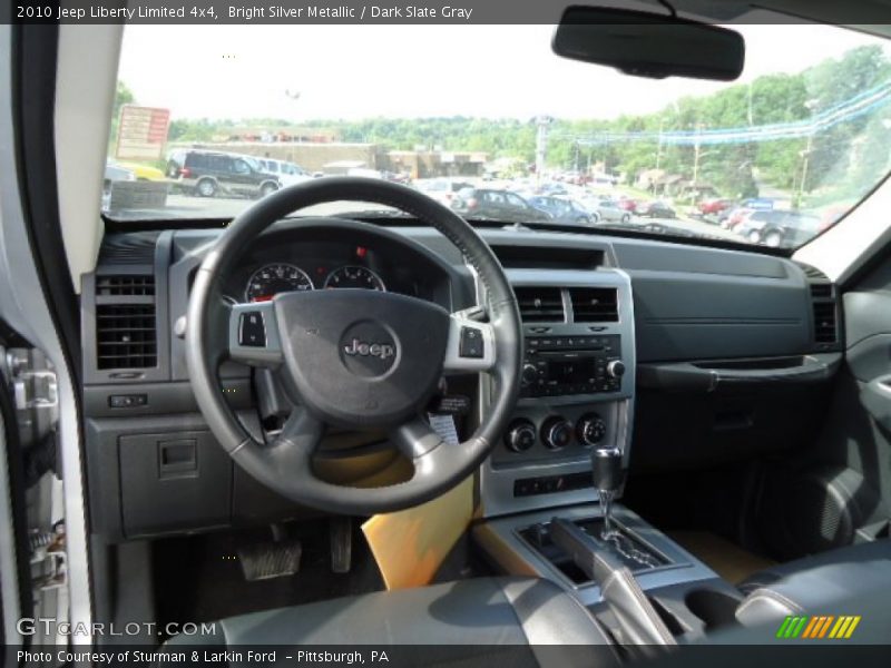 Bright Silver Metallic / Dark Slate Gray 2010 Jeep Liberty Limited 4x4