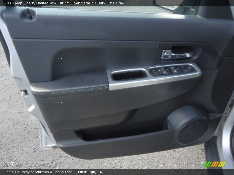 Bright Silver Metallic / Dark Slate Gray 2010 Jeep Liberty Limited 4x4