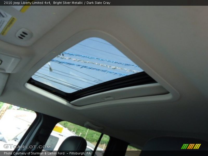 Bright Silver Metallic / Dark Slate Gray 2010 Jeep Liberty Limited 4x4