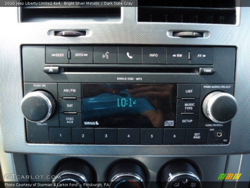 Bright Silver Metallic / Dark Slate Gray 2010 Jeep Liberty Limited 4x4