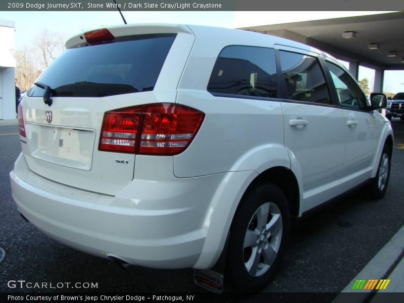 Stone White / Dark Slate Gray/Light Graystone 2009 Dodge Journey SXT