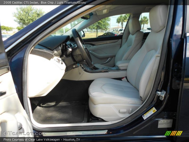 Blue Chip / Light Titanium/Ebony 2008 Cadillac CTS Sedan