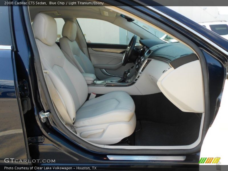 Blue Chip / Light Titanium/Ebony 2008 Cadillac CTS Sedan