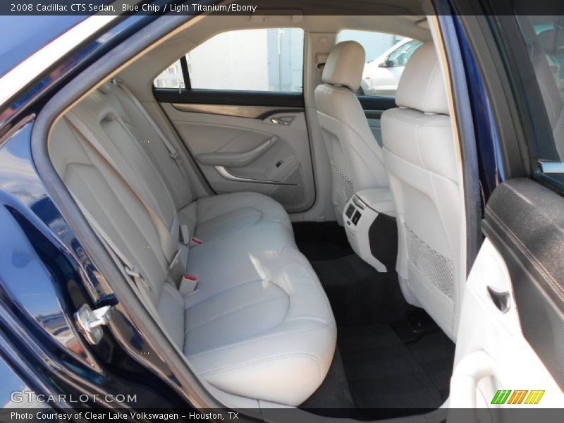 Blue Chip / Light Titanium/Ebony 2008 Cadillac CTS Sedan