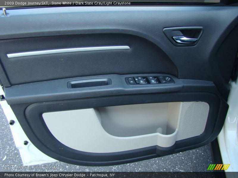 Stone White / Dark Slate Gray/Light Graystone 2009 Dodge Journey SXT