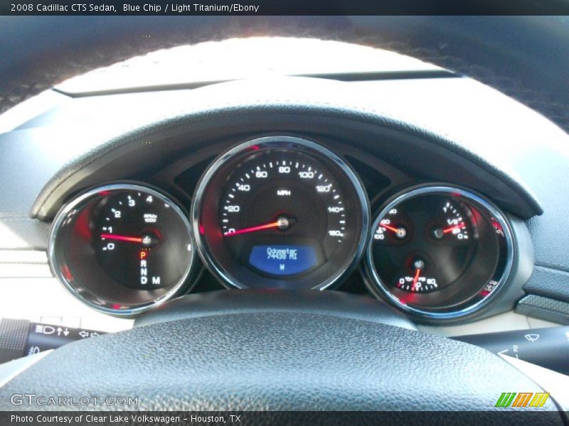 Blue Chip / Light Titanium/Ebony 2008 Cadillac CTS Sedan