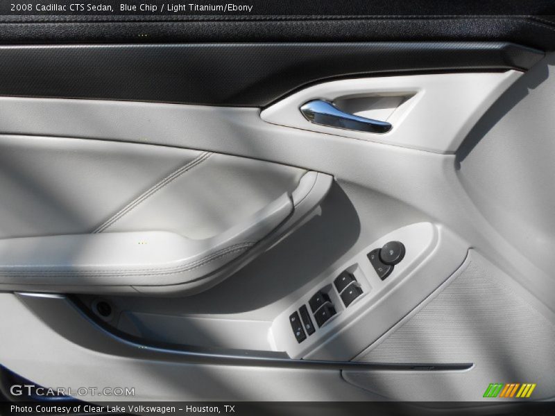 Blue Chip / Light Titanium/Ebony 2008 Cadillac CTS Sedan