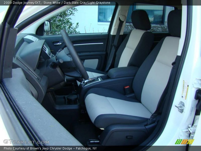 Stone White / Dark Slate Gray/Light Graystone 2009 Dodge Journey SXT