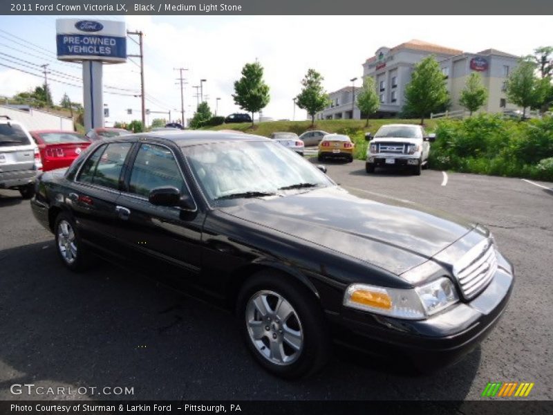 Black / Medium Light Stone 2011 Ford Crown Victoria LX