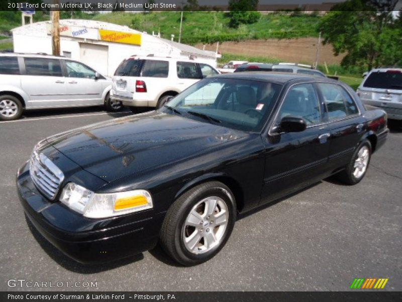 Black / Medium Light Stone 2011 Ford Crown Victoria LX
