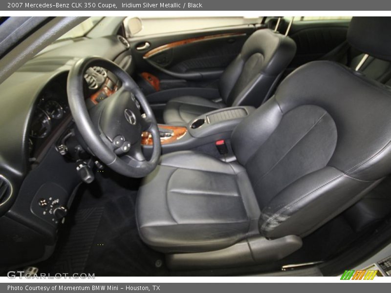  2007 CLK 350 Coupe Black Interior