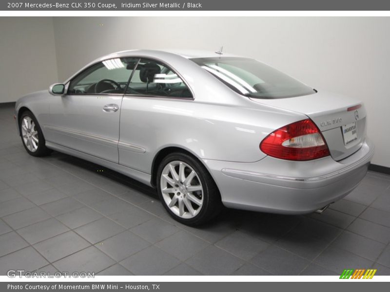 Iridium Silver Metallic / Black 2007 Mercedes-Benz CLK 350 Coupe