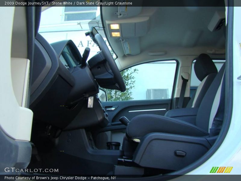 Stone White / Dark Slate Gray/Light Graystone 2009 Dodge Journey SXT