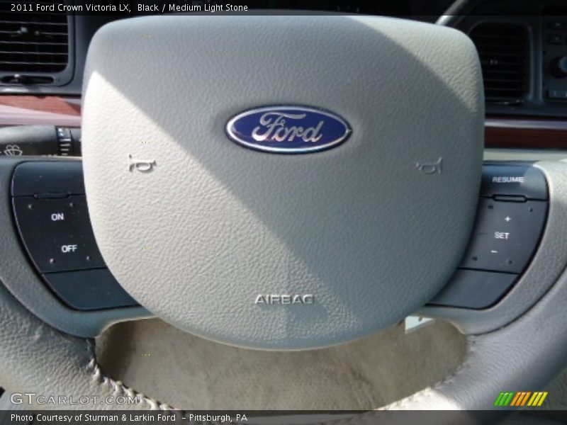 Black / Medium Light Stone 2011 Ford Crown Victoria LX