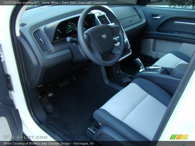 Stone White / Dark Slate Gray/Light Graystone 2009 Dodge Journey SXT