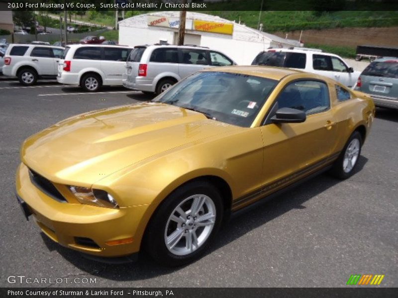 Front 3/4 View of 2010 Mustang V6 Coupe