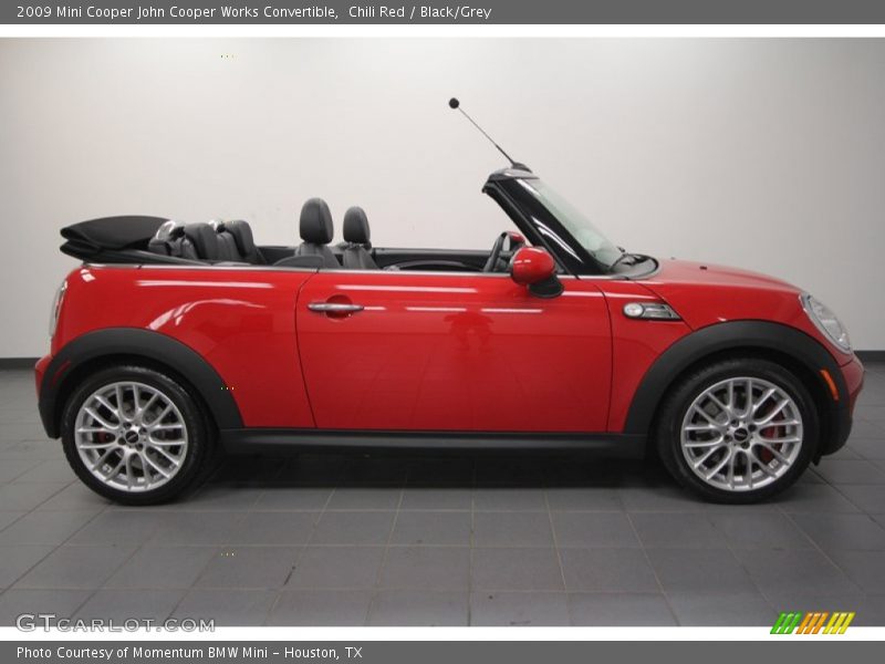  2009 Cooper John Cooper Works Convertible Chili Red