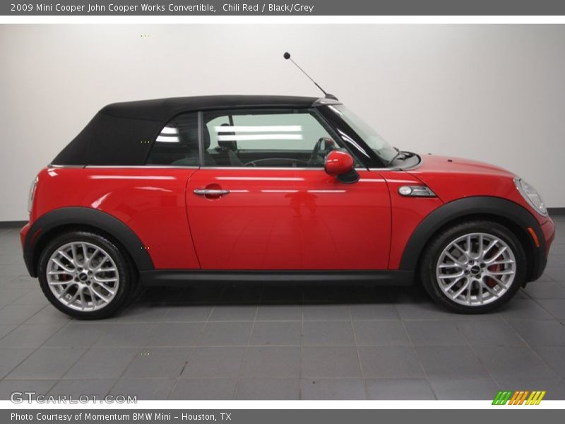  2009 Cooper John Cooper Works Convertible Chili Red