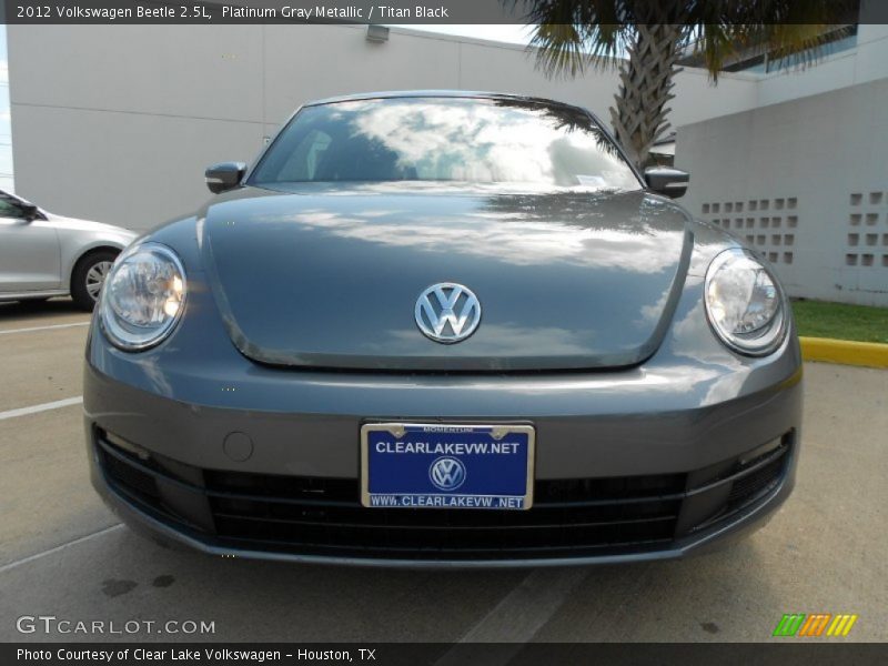 Platinum Gray Metallic / Titan Black 2012 Volkswagen Beetle 2.5L