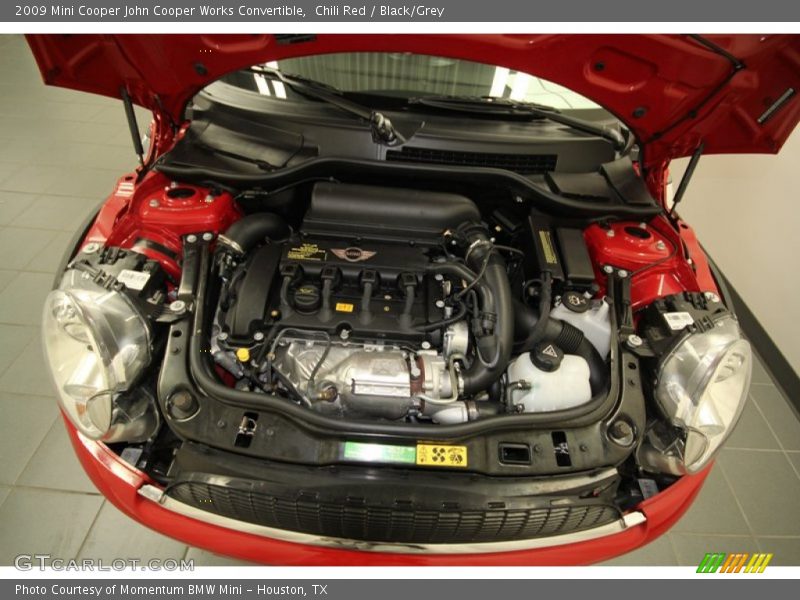  2009 Cooper John Cooper Works Convertible Engine - 1.6 Liter High-Output Turbocharged DOHC 16-Valve 4 Cylinder