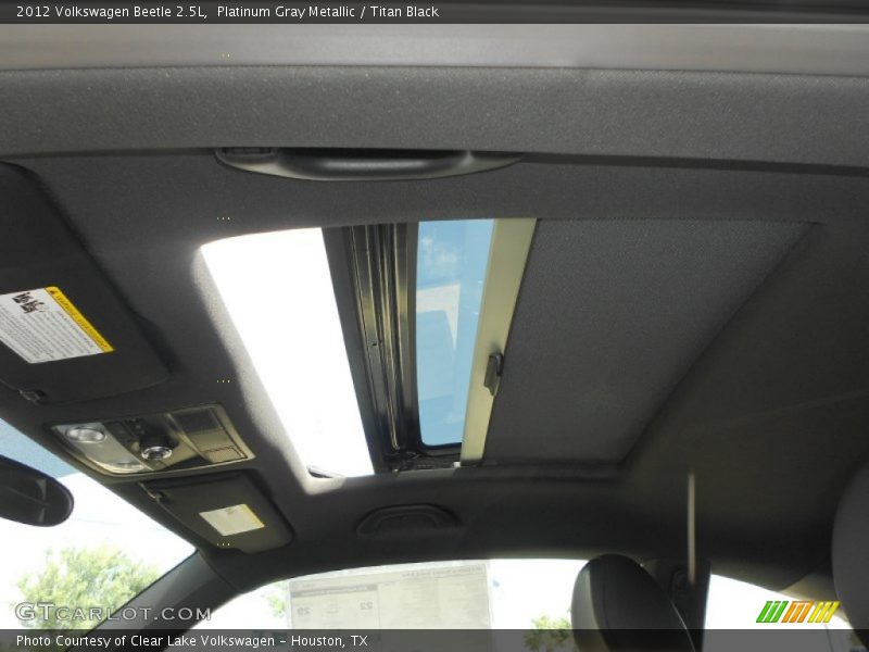 Sunroof of 2012 Beetle 2.5L