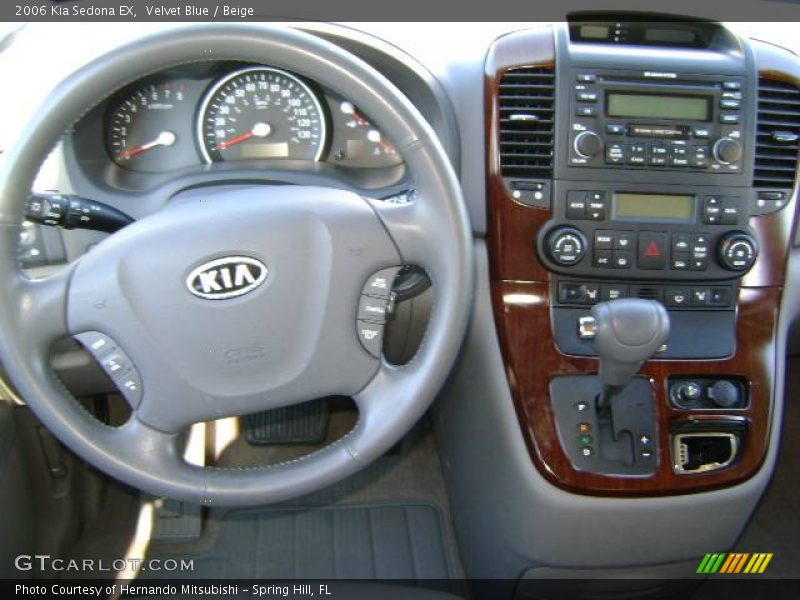 Velvet Blue / Beige 2006 Kia Sedona EX