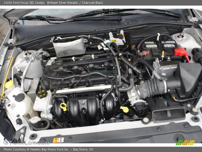 Brilliant Silver Metallic / Charcoal Black 2009 Ford Focus SEL Sedan