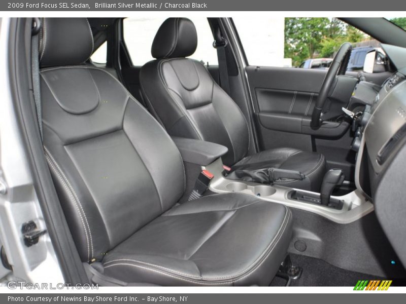 Brilliant Silver Metallic / Charcoal Black 2009 Ford Focus SEL Sedan