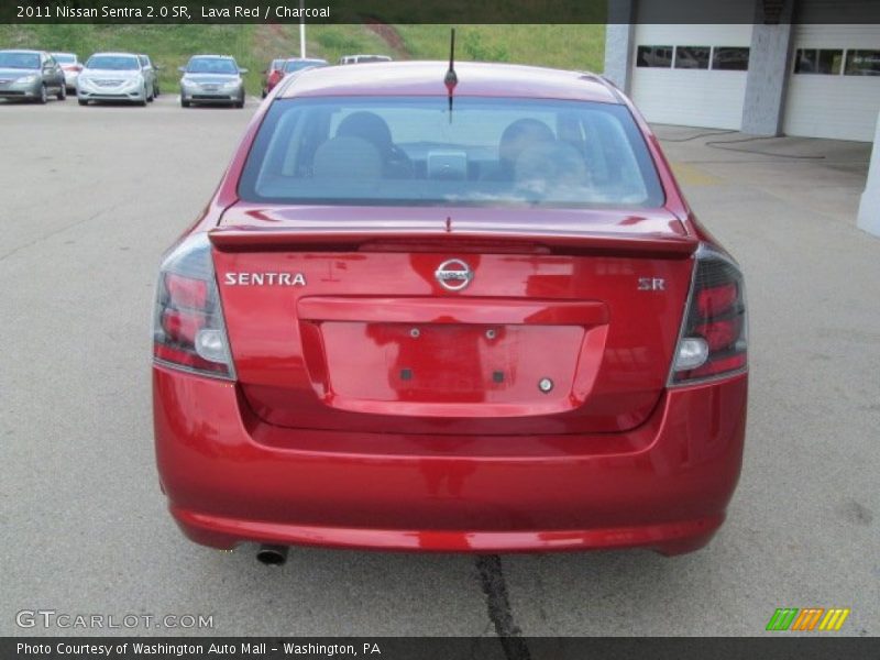 Lava Red / Charcoal 2011 Nissan Sentra 2.0 SR