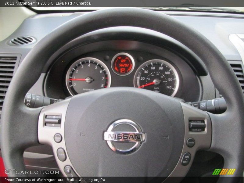 Lava Red / Charcoal 2011 Nissan Sentra 2.0 SR