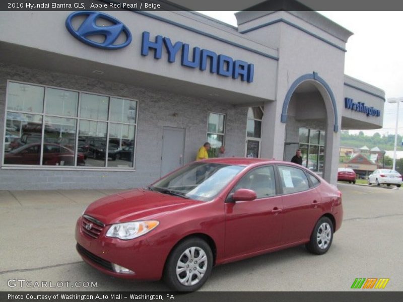 Apple Red Pearl / Beige 2010 Hyundai Elantra GLS