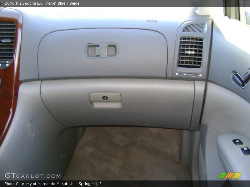 Velvet Blue / Beige 2006 Kia Sedona EX