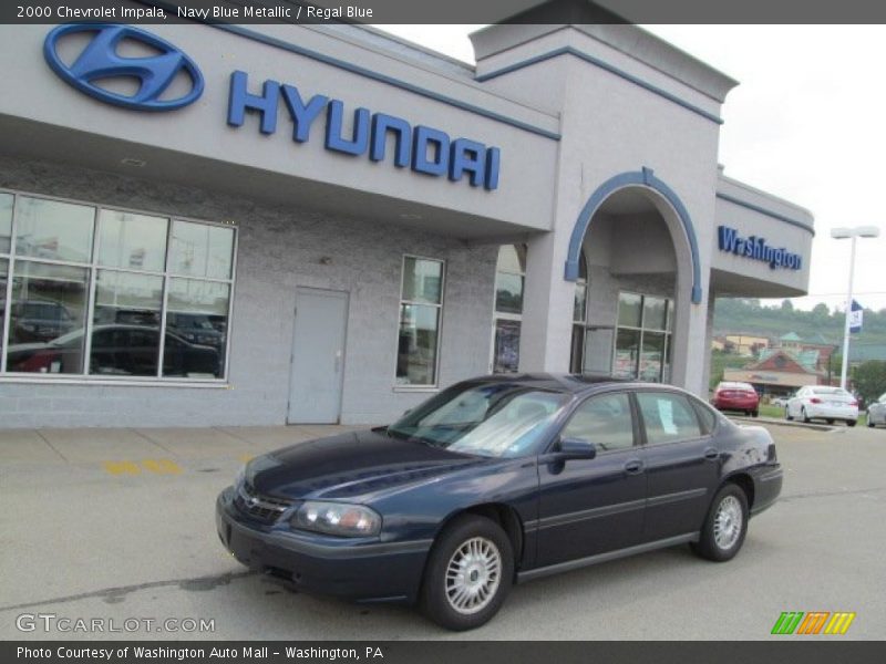 Navy Blue Metallic / Regal Blue 2000 Chevrolet Impala