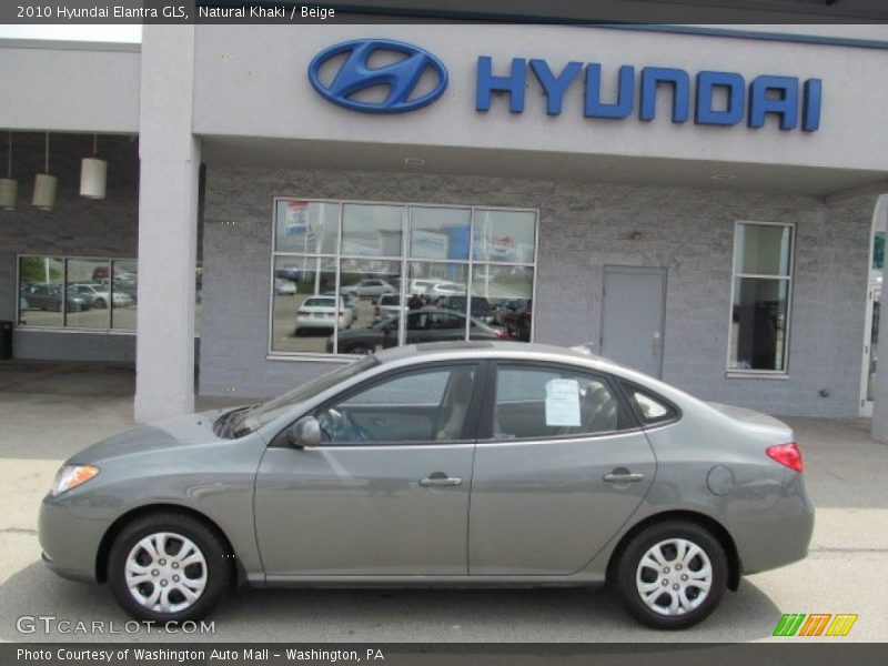 Natural Khaki / Beige 2010 Hyundai Elantra GLS