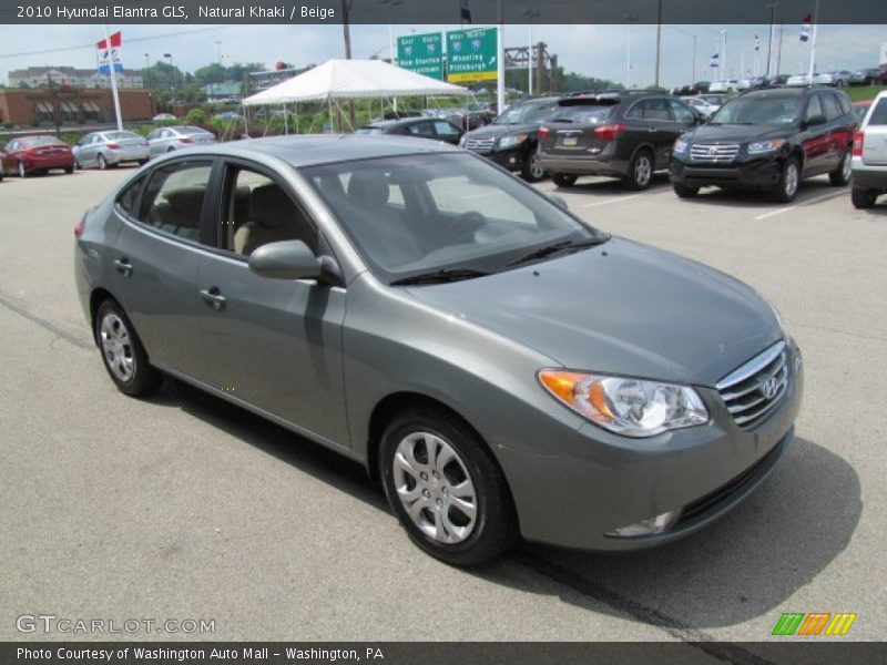 Natural Khaki / Beige 2010 Hyundai Elantra GLS
