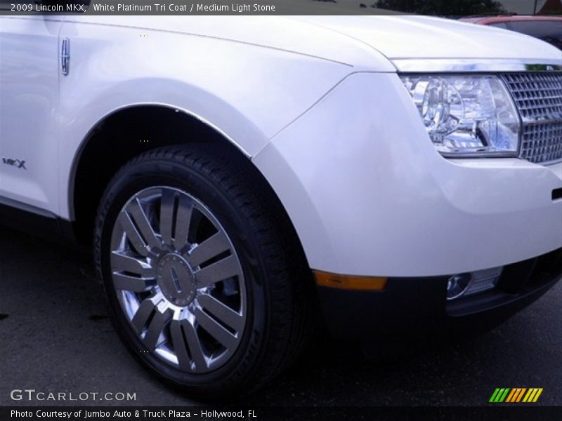 White Platinum Tri Coat / Medium Light Stone 2009 Lincoln MKX